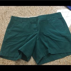 Emerald Green JCrew Shorts